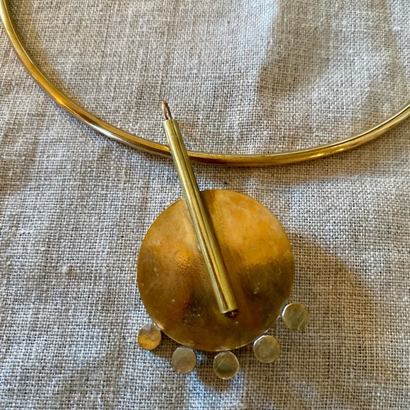 Sun Shield Choker - By Cities in Dust Jewelry - TOTAL STATEMENT PIECE - Picture 8 of 15